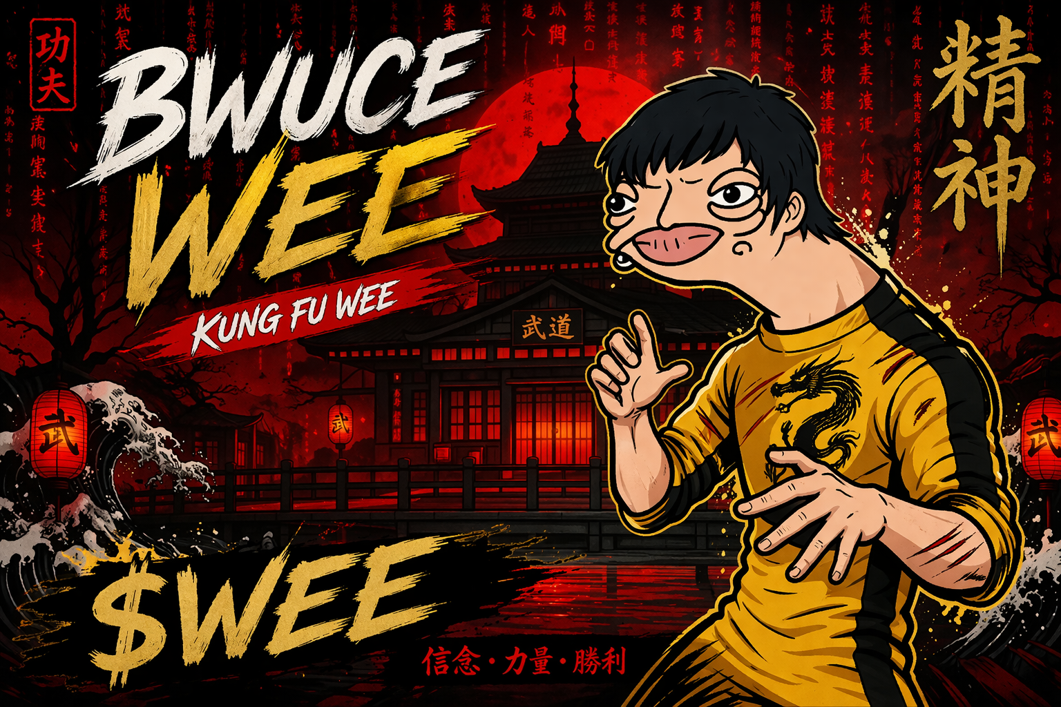 Bwuce Wee banner meme